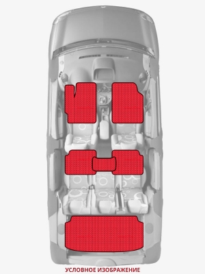 ЭВА коврики «Queen Lux» комплект для Chevrolet Malibu (3G)
